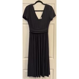 Sundance NWT Twilight Waltz Dress SZ MED Gray Swing Mother Of Bride/Groom Party